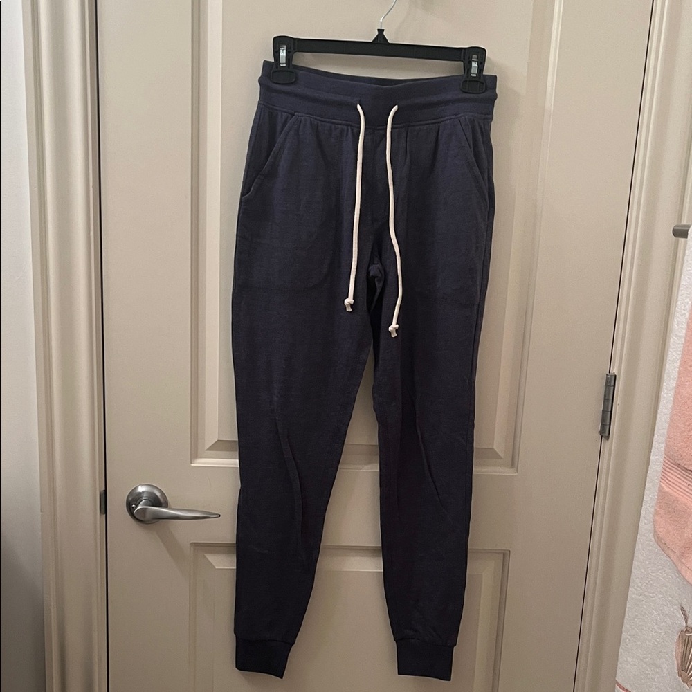 Alternative. XS Womens Navy Blue Drawstring Joggers